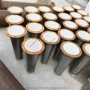 Pibell wedi'i Leinio Ceramig Alwmina