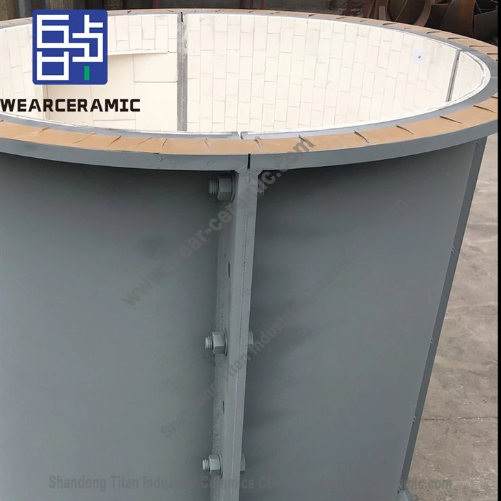 Alumina Ceramic Lined Steel Pipe Tube